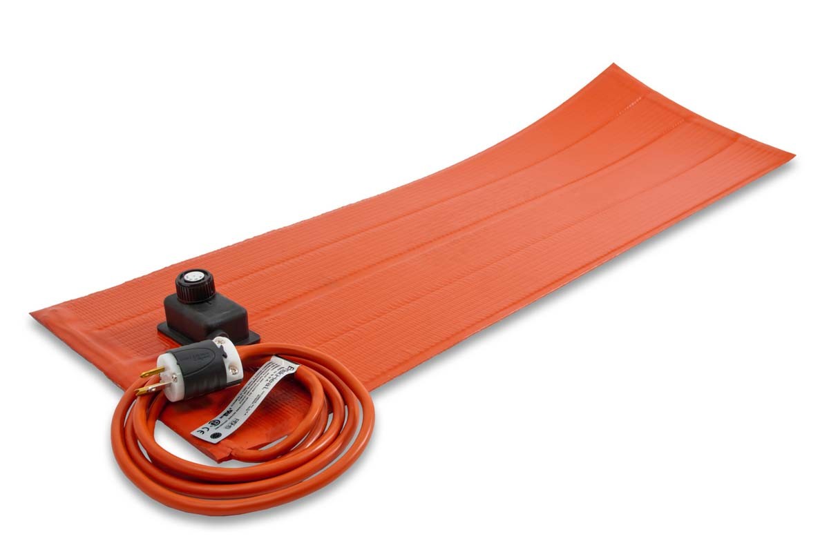 BRISKHEAT Silicone Rubber Heating Blankets with Controller